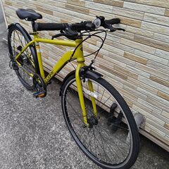 中古自転車 6段変速 460MM クロスバイク軽整備済み 防犯登録対応 町田市