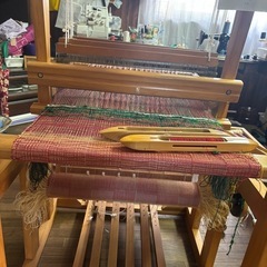 ろくろ式機織り機 4枚綜絖