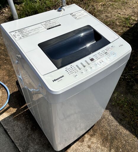 4.5k 全自動洗濯機 ハイセンス2017製 HW-E4502 - 洗濯機 4.5k 全自動洗濯機 ハイセンス2017製 HW-E4502 - 洗濯機