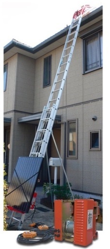 太陽光　荷揚げ機　ユニパー