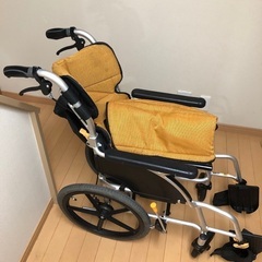 介助式車椅子。ネクストコアシリーズ。NEXT-21B。京都市内配送費 