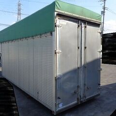 9月限定 処分価格!トラックコンテナ 6850x2100x2950 幌 背高 箱 倉庫