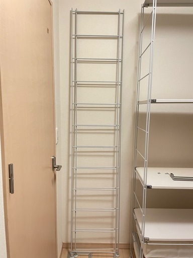 無印良品 MUJI ステンレスユニットシェルフ 帆立 特大　212.5cm 2本