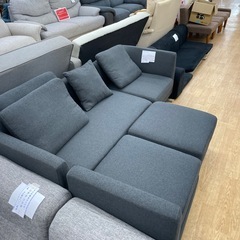 ☆ジモティ割あり☆ L字ソファ クリーニング済み SJ6972