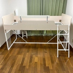 美品！下の空間を自分仕様に✨ニトリの安心設計✨シングルマットレス対応のシステムベッド！シングル対応！