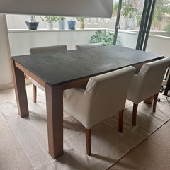 クラスティーナ　ダイニングテーブル　椅子4脚　セット