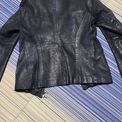 美品】JULIUS シングルライダース レザージャケット 子牛革 サイズ2