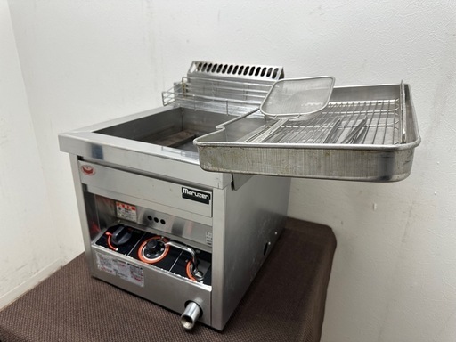 マルゼン　MARUZEN　業務用　1槽ガスフライヤー　１２L　都市ガス　厨房　飲食店　MGF-12TJ