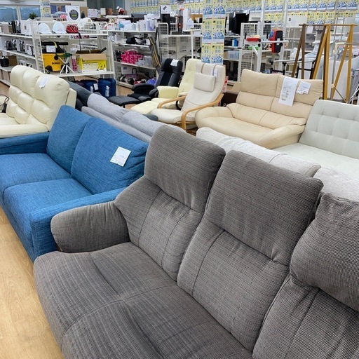 ☆ジモティ割あり☆ ニトリ 3人掛けソファ クリーニング済み SJ6978