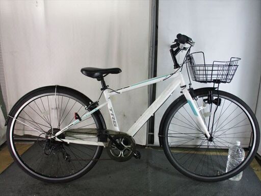 Ｄ741　★14800円★整備済み スポーツ中古自転車 アサヒ　オフィスプレス【クロスバイク　白　700C】