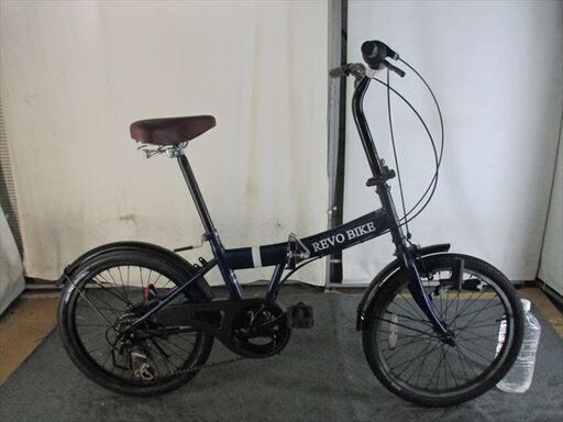 D746　★　10000円★　折りたたみ中古自転車【20インチ 　青】