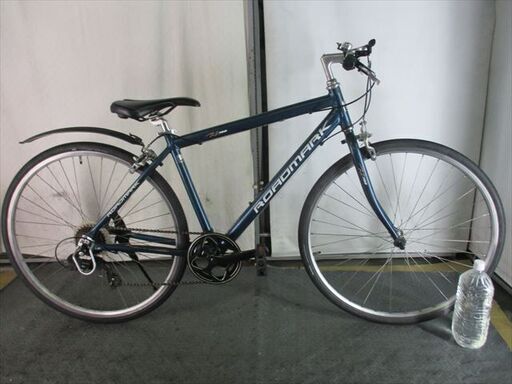 Ｄ748　★11800円★整備済み スポーツ中古自転車 【クロスバイク　ロードマーク　青　45ｃｍ】