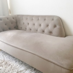 LOWYA 2人掛け ソファ グレー