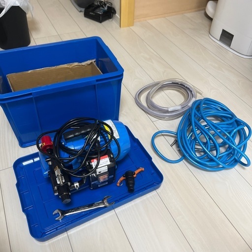 高圧洗浄機　エアコン掃除一式