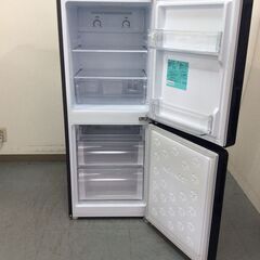 （9/16受渡済）JT9428【Haier/ハイアール 2ドア冷蔵庫】美品 2022年製 JR-NF148B 家電 キッチン 冷蔵冷凍庫 右開き 148L