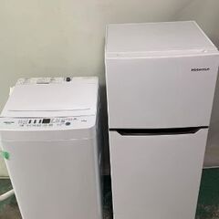 HISENSE SET 洗濯機と冷蔵庫