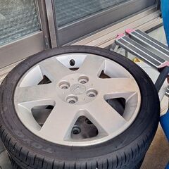 コペン l800k 純正タイヤ アルミホイール 15インチ 165/50R15