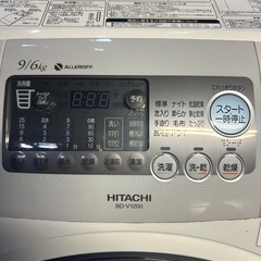 日立　ドラム式洗濯機　2010年式　BD-V1200L　9.0Kg　