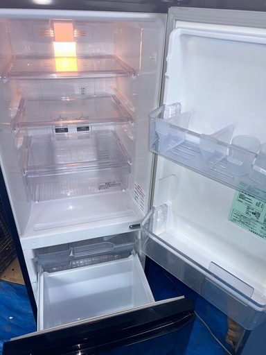 三菱（MITSUBISHI） 中古 146L 2ドア冷蔵庫 三菱電機 MR-P15T-B 2012年 