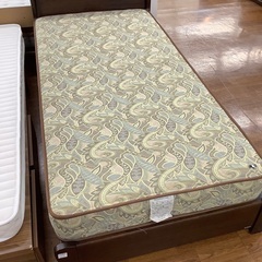 シングルベッド karimoku 90年代製 マットレス付 11,000円