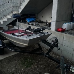 ジョンボート11f トレーラー セット アルミボート