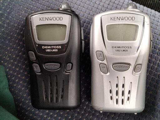超美品3台セット★KENWOOD UBZ-LM20 特定小電力トランシーバー ケンウッド KENWOOD / UBZ-LM20 / 特定小電力トランシーバー 超美品3台
