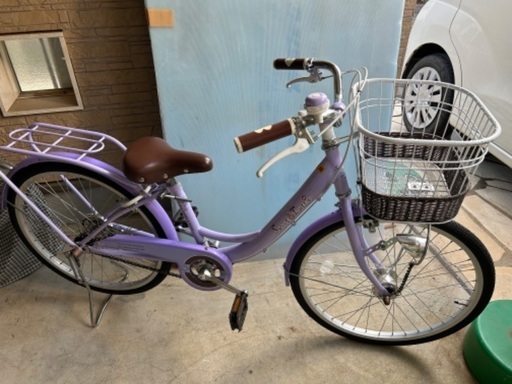 （決まりました）子供用自転車　22インチ　パープル