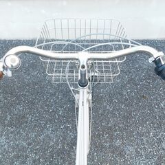 中古自転車多数販売中!　安い自転車は大丈夫？という方　是非ご来店ください!　アサヒサイクル ベレッグ　シティサイクル　26インチ　グレージュ　外装7段　Panasonicオートライト　お買い物に便利!!　売れてます!　早い者勝ち!　外観状態は全体的に極めて良好と思います!　m46