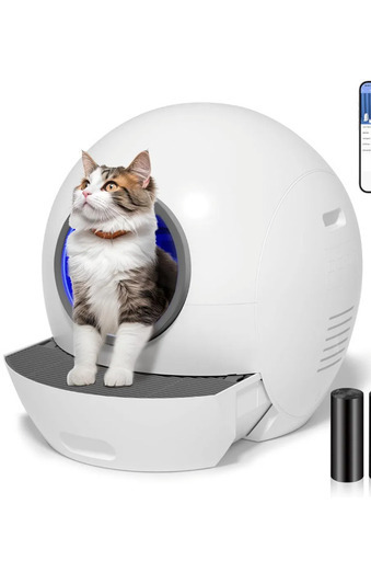 猫トイレ　猫トイレ自動