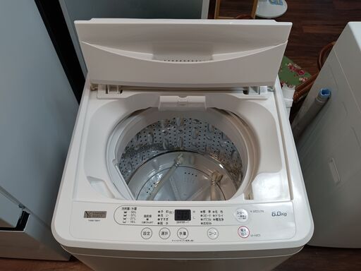 洗濯機 6.0kg 2022年製 YAMADA SELECT YWM-T60H1 ホワイト 白 全自動
