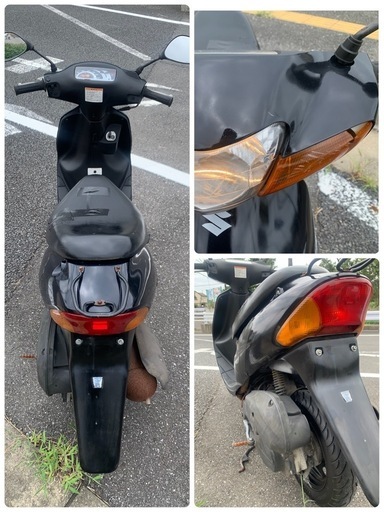 売約済み65難あり⭐️レッツ2⭐️バッテリ充電済み、キャブ分解清掃