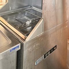 【ネット決済・配送可】業務用ハッチ式食器洗浄機 100V仕様　別...