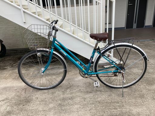 自転車 一昨年 新品で購入の シティサイクル 27 インチ シマノ6段変速 ギア
