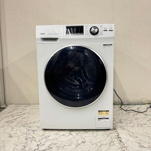 19498  AQUA ドラム式洗濯機 2020年製 8.0kg ◆大阪市内・東大阪市他 6,000円以上ご購入で無料配達いたします！◆ ※京都・高槻・枚方方面◆神戸・西宮・尼崎方面◆生駒方面、大阪南部方面　それぞれ条件付き無料配送あり！
