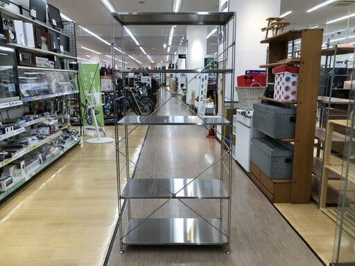 【トレファク イオンモール常滑店】無印良品の5段ステンレスユニットシェルフが入荷しました！！