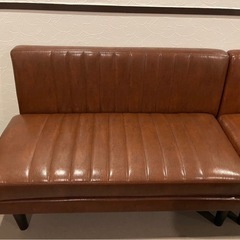 カフェ風コーナーソファー【Lekka】2個セット