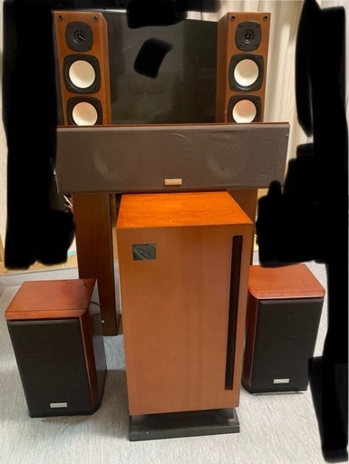 Onkyo d-108e d-407c d-508m　sl-407スピーカー　5.1ch　6点セット