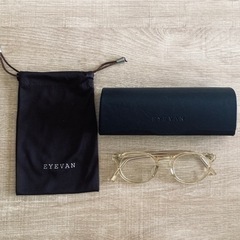【EVEVAN /アイヴァン】  Phil LLT クリアフレーム眼鏡 ボストン型