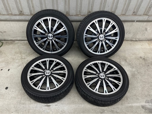【最終値下げ】15インチ タイヤ\u0026ホイールセット NBOX JF1 カスタム ターボ 純正　サマータイヤ 165/55R15 軽自動車
