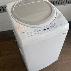 NO 444 🌈福岡市内配送設置無料✨🌈 AW-9V5-N 縦型洗濯乾燥機 サテンゴールド [洗濯9.0kg /乾燥4.5kg /ヒーター乾燥(排気タイプ) /上開き]