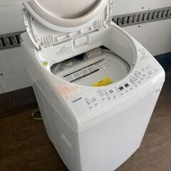 NO 444 🌈福岡市内配送設置無料✨🌈 AW-9V5-N 縦型洗濯乾燥機 サテンゴールド [洗濯9.0kg /乾燥4.5kg /ヒーター乾燥(排気タイプ) /上開き]