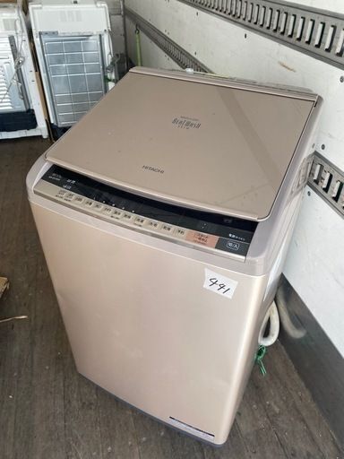 NO 441 福岡市内配送設置無料✨　日立 HITACHI ビートウォッシュ 洗濯乾燥機 （10kg） シャンパン BW-DV100A N