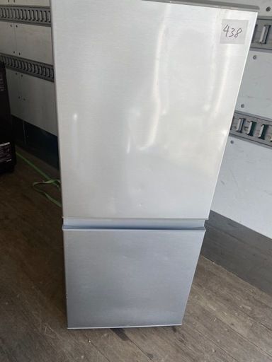 NO 438 福岡市内配送設置無料✨ 2019年　AQR-13H-S 冷蔵庫 ブラッシュシルバー [126L /2ドア /右開きタイプ]