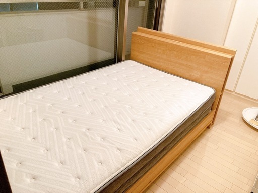 美品】ベッドフレーム シングル 2セット コンセント穴付き 引き取り