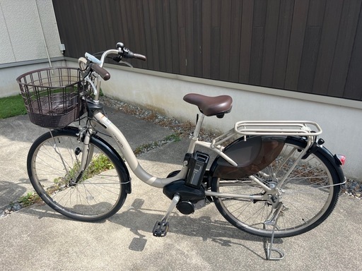 お取引中　　　ほぼ新車！！　電動アシスト自転車　YAMAHA PAS With 26インチ　ブラウン