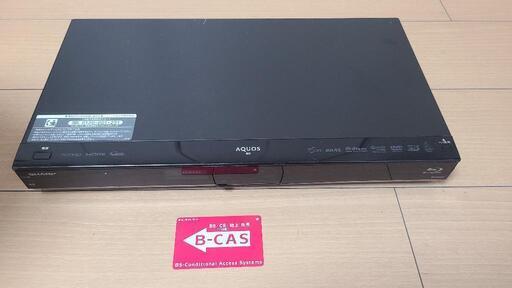 【通電確認済み】AQUOS ブルーレイレコーダー　BD-NW1200 中古品