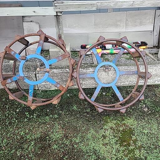 イセキ　トラクター　鉄車輪