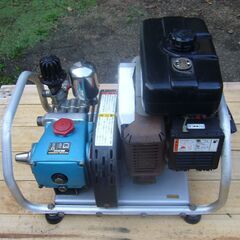 農機具 クボタ 丸山 コンパクト 動力噴霧器 セット動噴 MS200 動作品