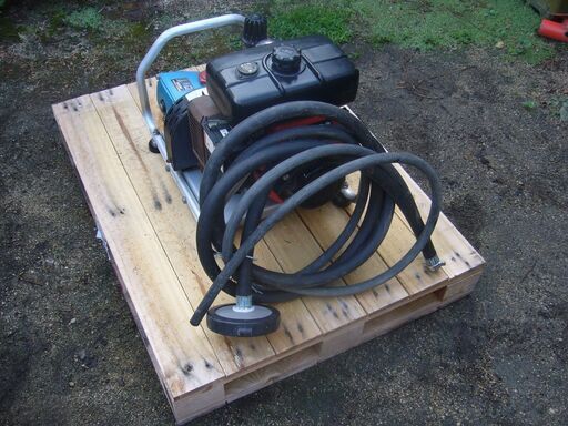 農機具 クボタ 丸山 コンパクト 動力噴霧器 セット動噴 MS200 動作品