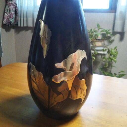 高岡銅器 花器　ミズバショウ新品未使用\n